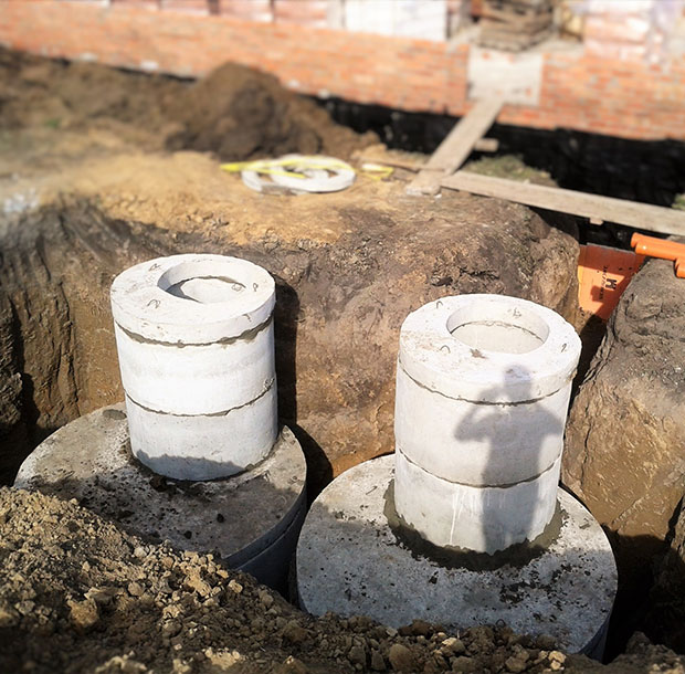 Септики из бетонных колец в Дмитровском районе